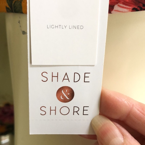 New Shade and Shore 2 piece bikini.  Size 34D top & M(8-10) bottoms. Floral. - Picture 8 of 16